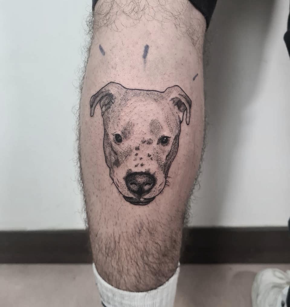 cane ritratto tattoo